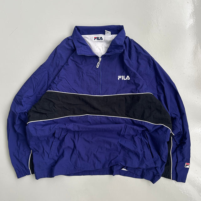 FILA 1/4 ZIP WINDBREAKER PULLOVER - XXL