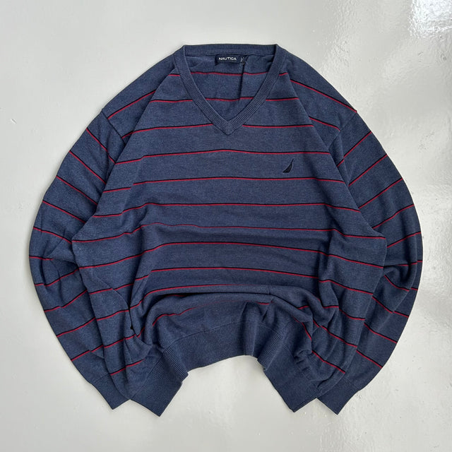 NAUTICA STRIPPED KNIT - XXL