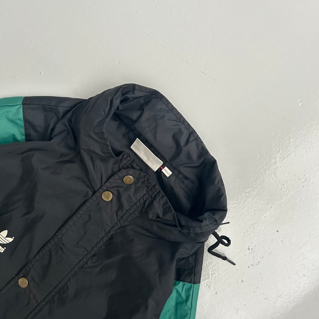 ADIDAS 00'S BUTTON UP WINDBREAKER - LARGE