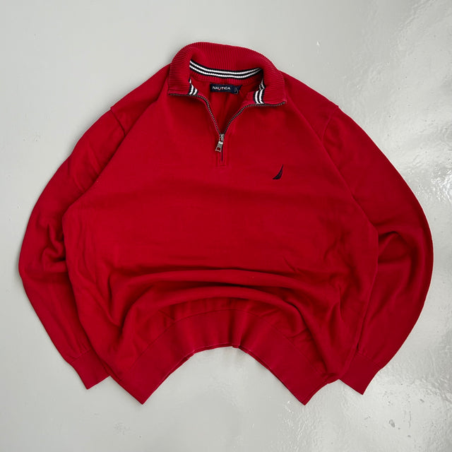 NAUTICA 1/4 ZIP KNIT - XL