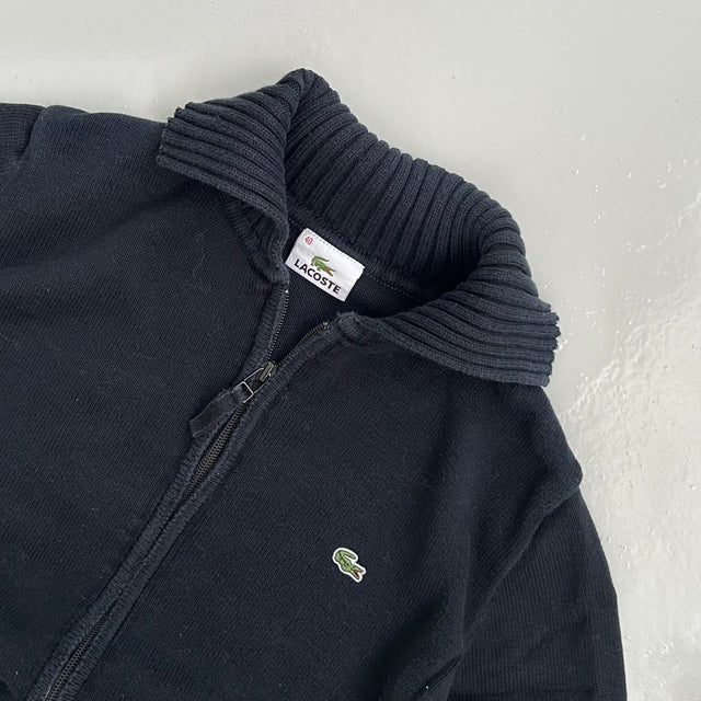 LACOSTE KNITTED ZIP-UP - SMALL