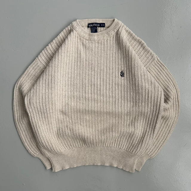 NAUTICA EMBROIDERED KNIT - MEDIUM