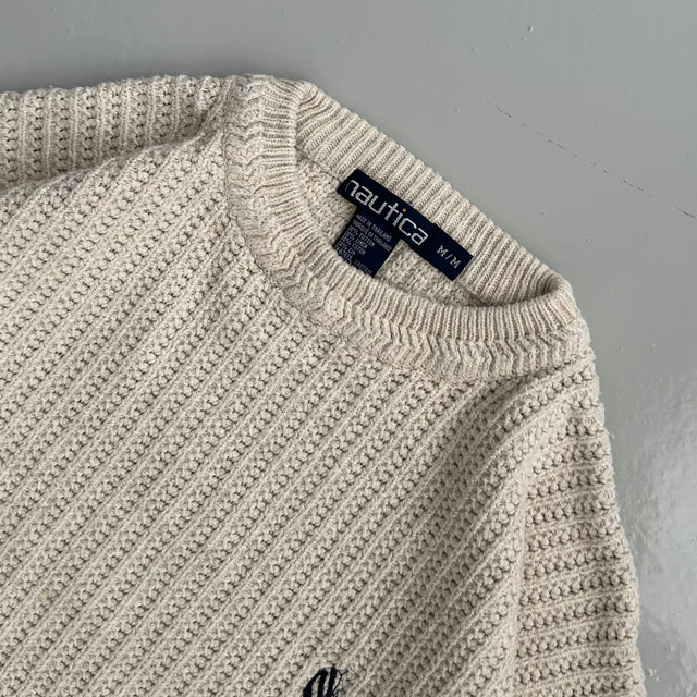 NAUTICA EMBROIDERED KNIT - MEDIUM