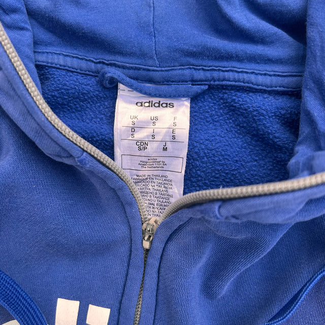 ADIDAS ZIP-UP HOODIE - SMALL