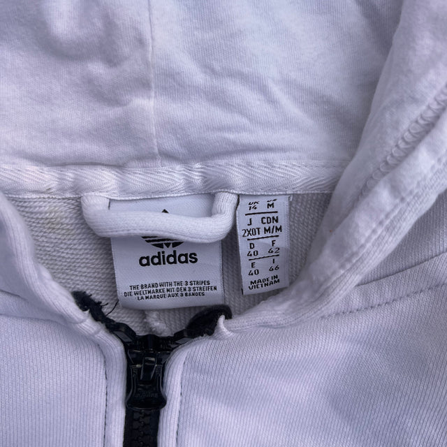 ADIDAS ZIP-UP HOODIE - SMALL