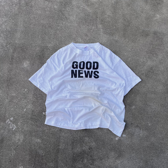 'GOOD NEWS' TEE - LARGE