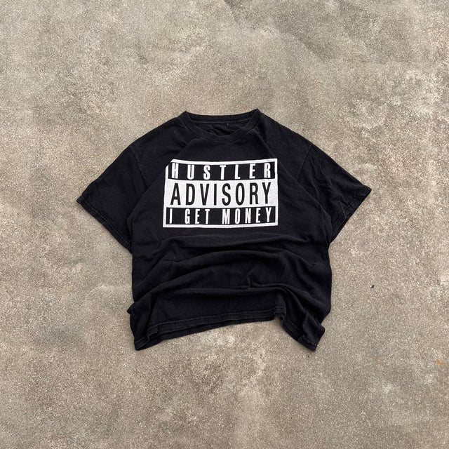 HUSTLER ADVISORY TEE - MEDIUM