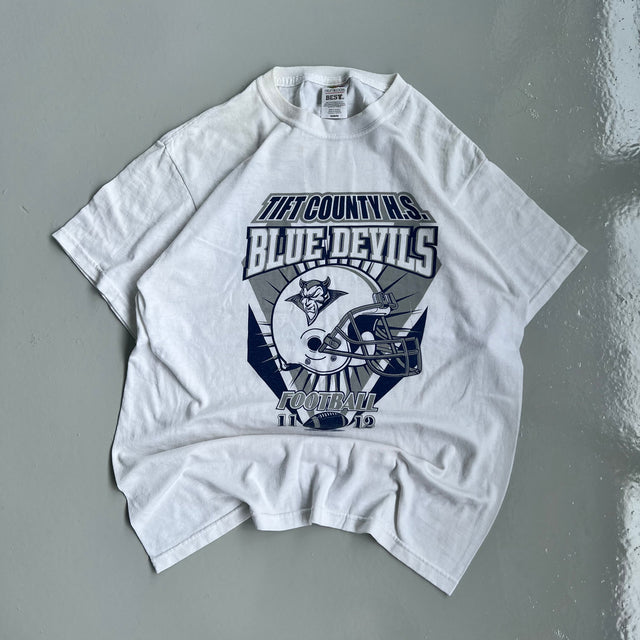 TIFT COUNTY H.S. BLUE DEVILS TEE - MEDIUM