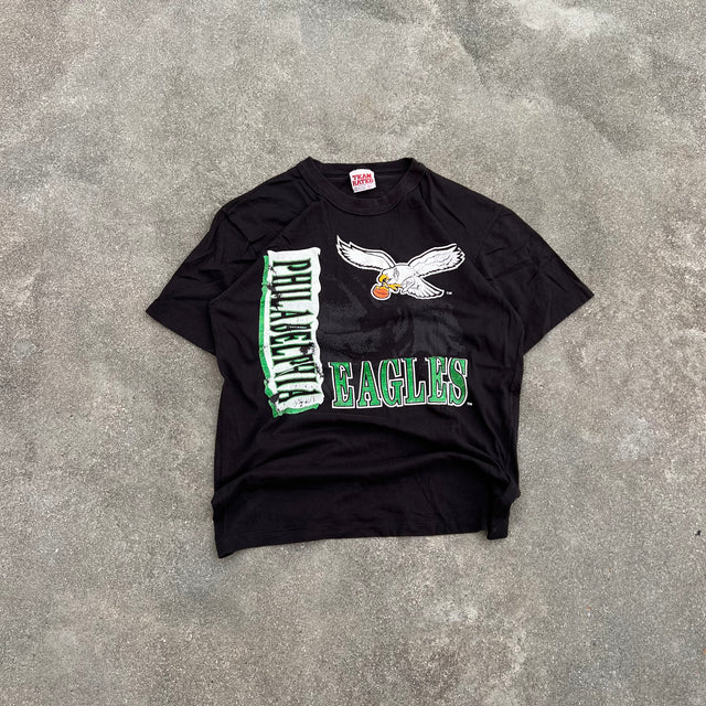 PHILADELPHIA EAGLES SINGLE STITCHED TEE - LARGE