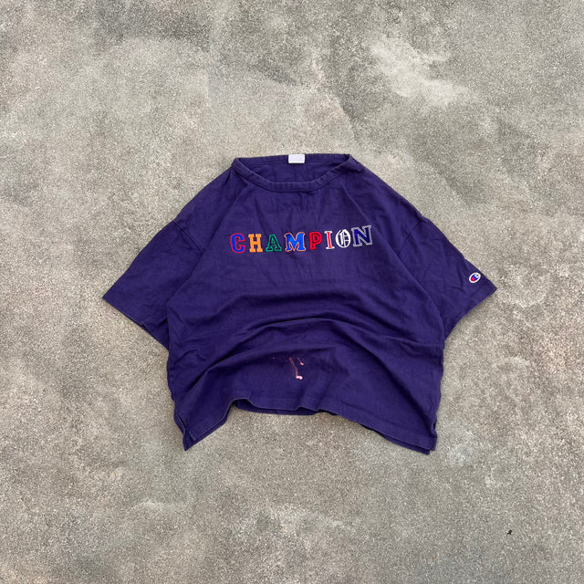 CHAMPION SPELLOUT TEE - WOMENS LARGE