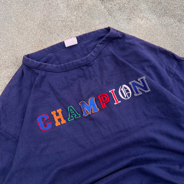 CHAMPION SPELLOUT TEE - WOMENS LARGE