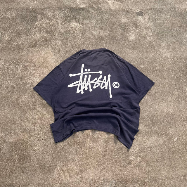 STUSSY BACK SPELLOUT TEE - LARGE/XL