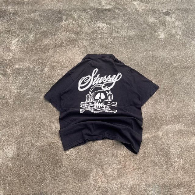 STUSSY SKULL TEE - SMALL/MEDIUM