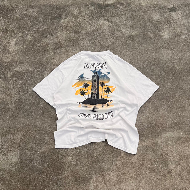 STUSSY WORLD TOUR LONDON TEE - MEDIUM