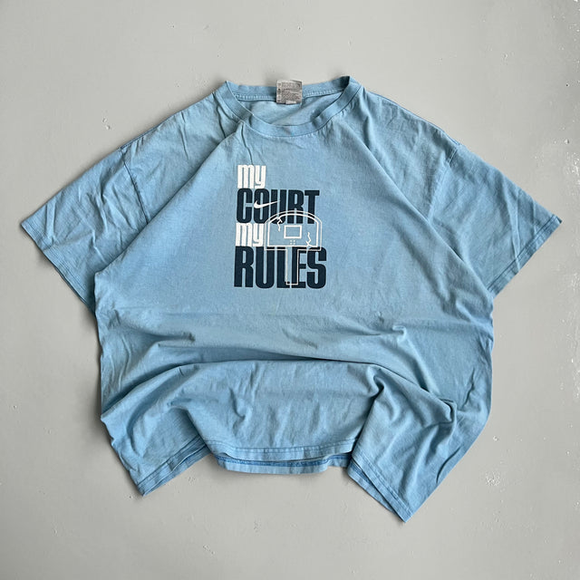 NIKE 00'S 'MY COURT MY RULES' TEE - XL