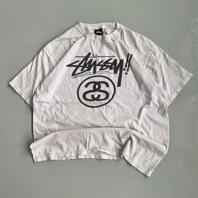 STUSSY SPELLOUT TEE - LARGE