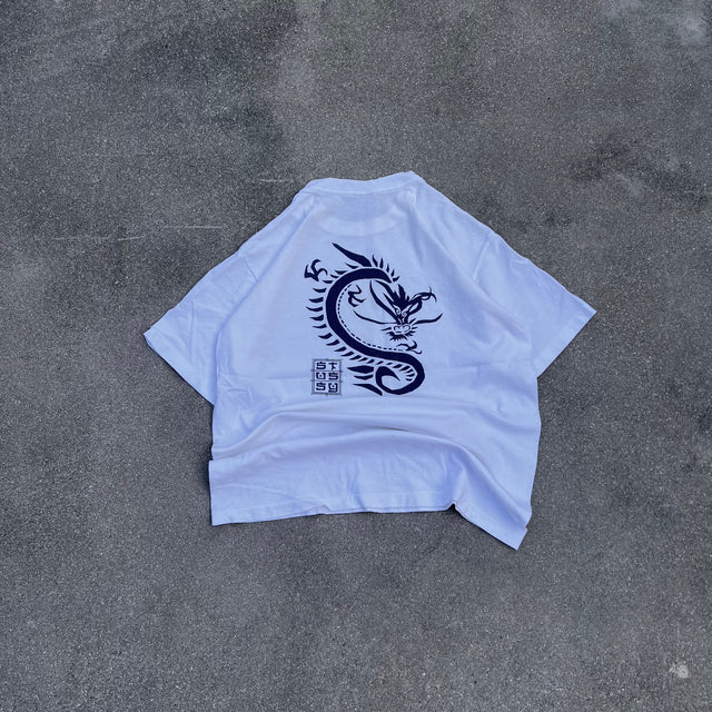 STUSSY DRAGON SINGLE STITCHED TEE - MEDIUM