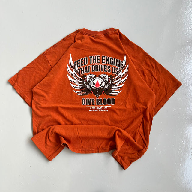 'FEED THE ENGINE THAT DRIVES US' TEE - XL