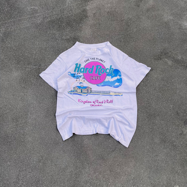 HARD ROCK 'SAVE THE PLANET' SINGLE STITCHED TEE - MEDIUM