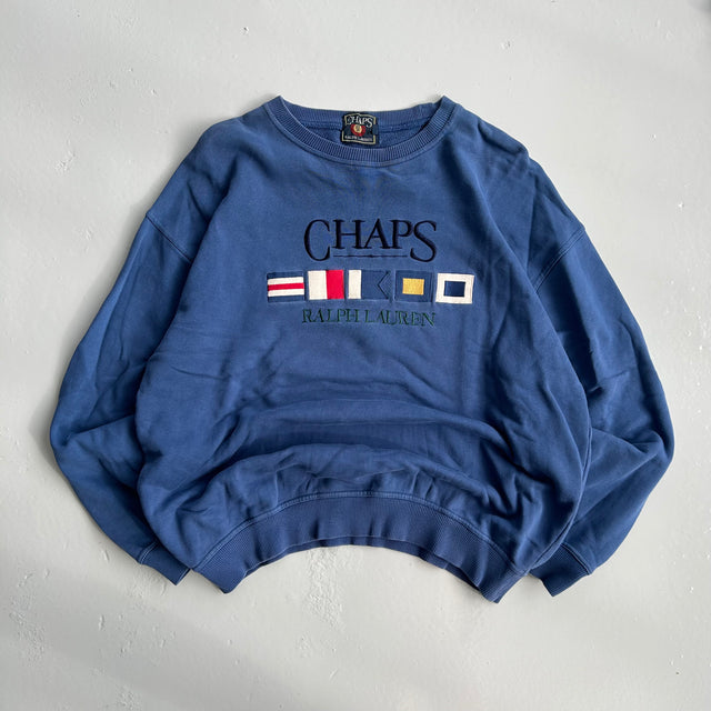 CHAPS RALPH LAUREN SWEATSHIRT - LARGE