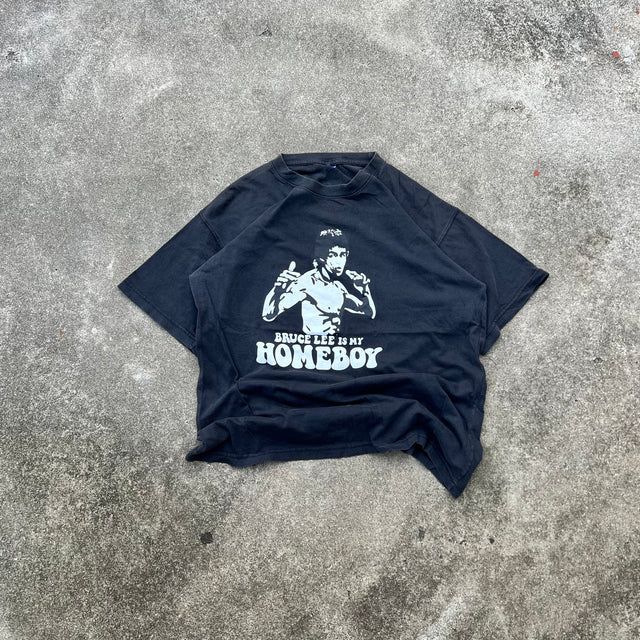 'BRUCE LEE IS MY HOMEBOY' TEE - MEDIUM