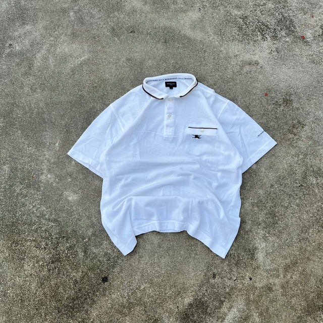 BURBERRY POLO TEE - LARGE