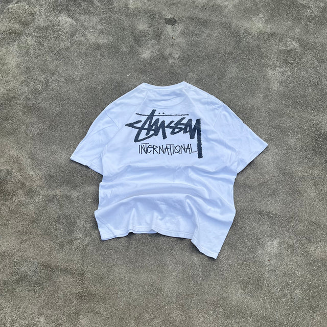 STUSSY INTERNATIONAL TEE - LARGE