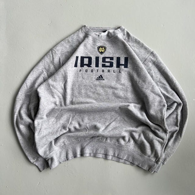 ADIDAS NOTRE DAME IRISH SWEATSHIRT - XL/XXL