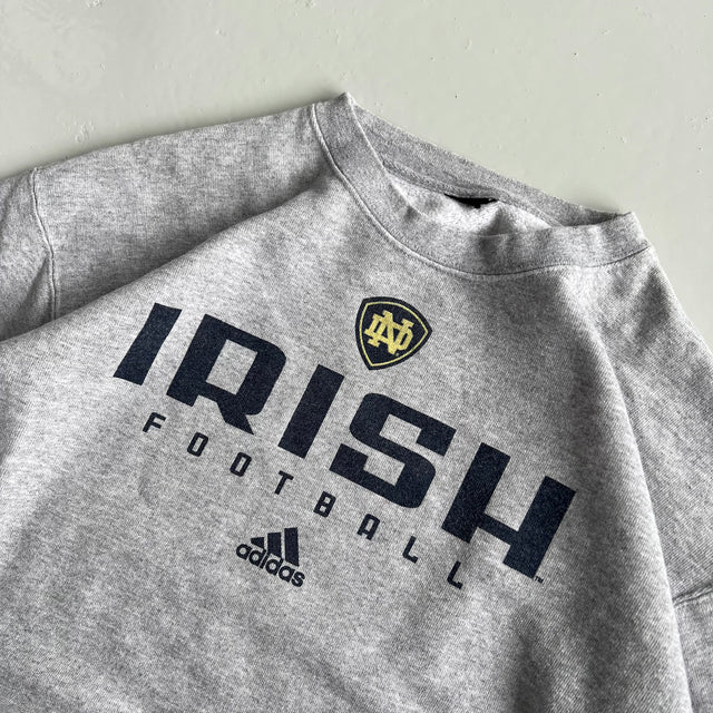 ADIDAS NOTRE DAME IRISH SWEATSHIRT - XL/XXL