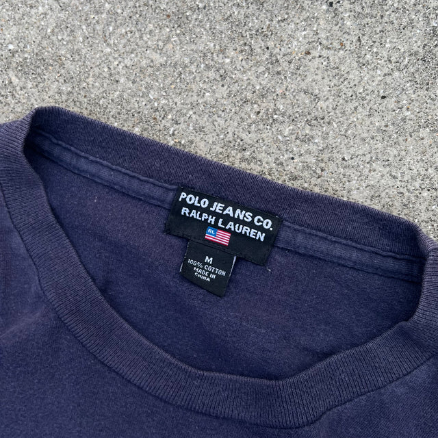 RALPH LAUREN EMBRIODERED TEE - MEDIUM