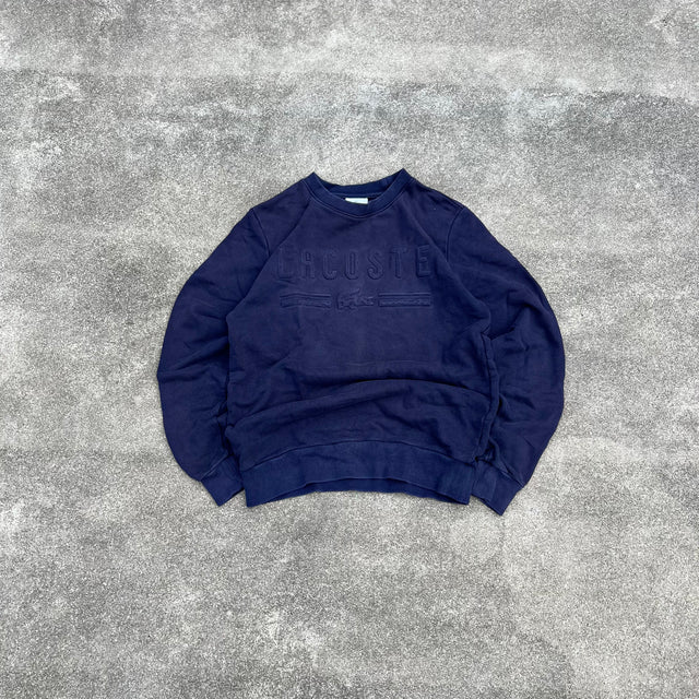 LACOSTE PUFF PRINT SWEATSHIRT - SMALL/MEDIUM