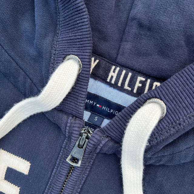 TOMMY HILFIGER ZIP-UP HOODIE - SMALL