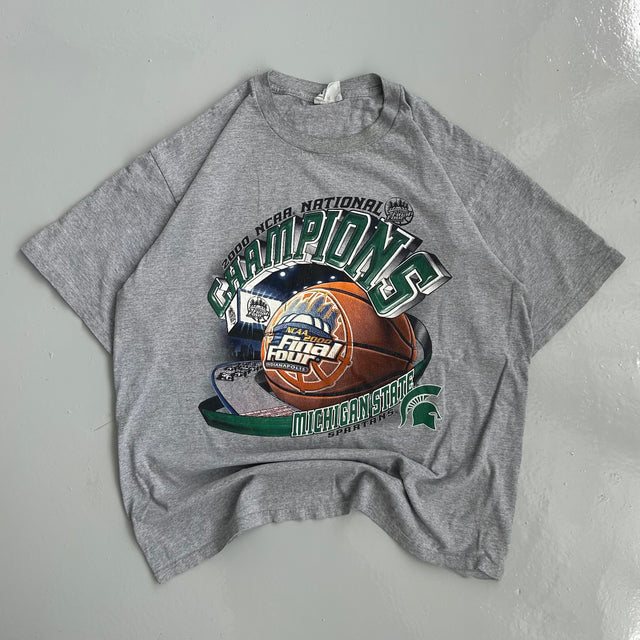 NCAA MICHIGAN STATE 2000 NATIONAL CHAMPIONS TEE - XL