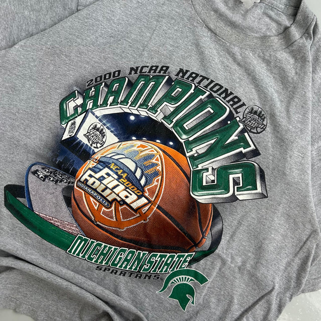 NCAA MICHIGAN STATE 2000 NATIONAL CHAMPIONS TEE - XL