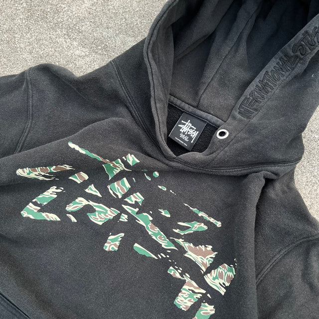 STUSSY INTERNATIONAL HOODIE - SMALL