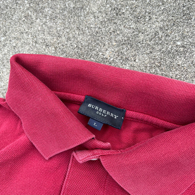 BURBERRY POCKET POLO TEE - LARGE