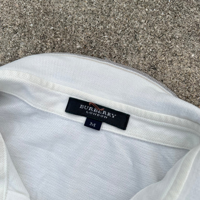 BURBERRY POLO TEE - MEDIUM