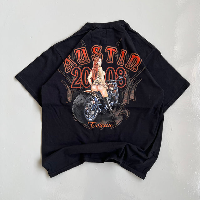 AUSTIN TEXAS MOTORCYCLE 2008 TEE - LARGE