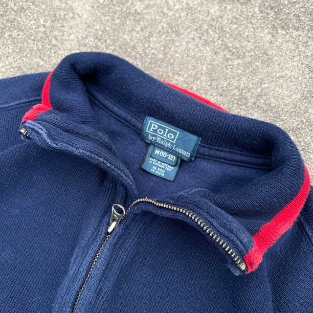 RALPH LAUREN 1/4 ZIP SWEATSHIRT - SMALL