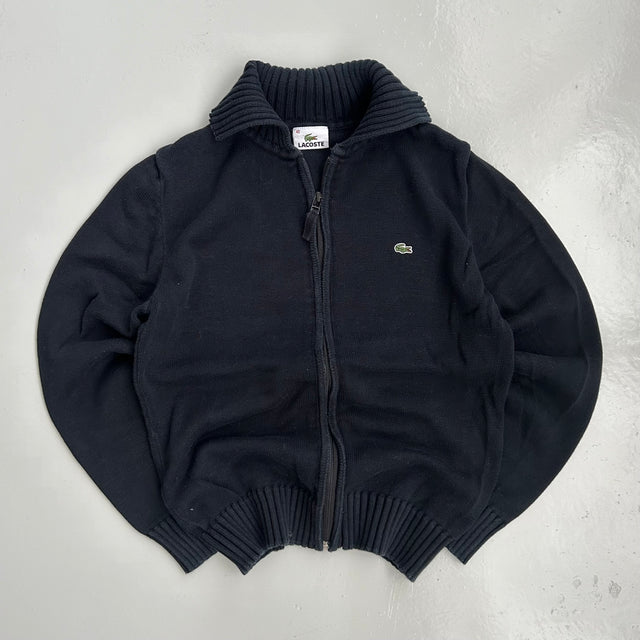 LACOSTE KNITTED ZIP-UP - SMALL