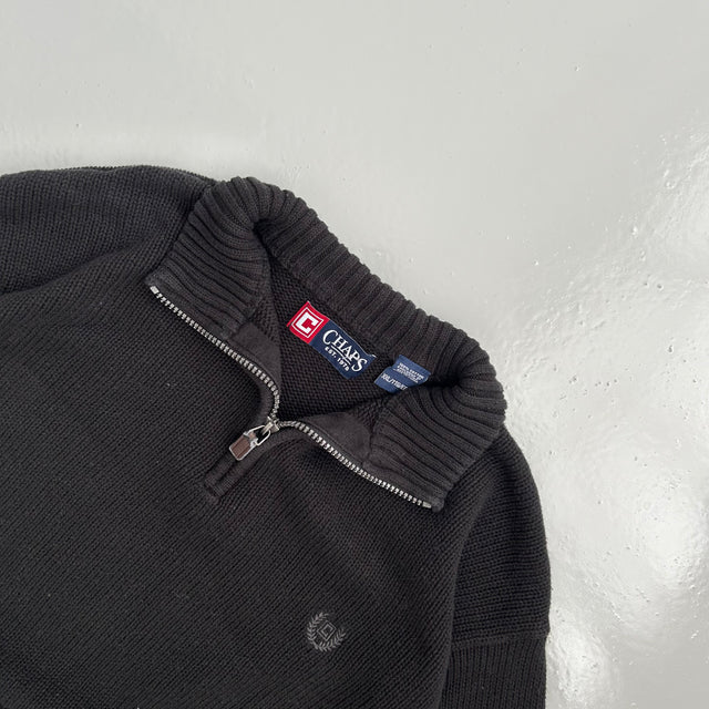 CHAPS RALPH LAUREN 1/4 ZIP KNIT - XXL