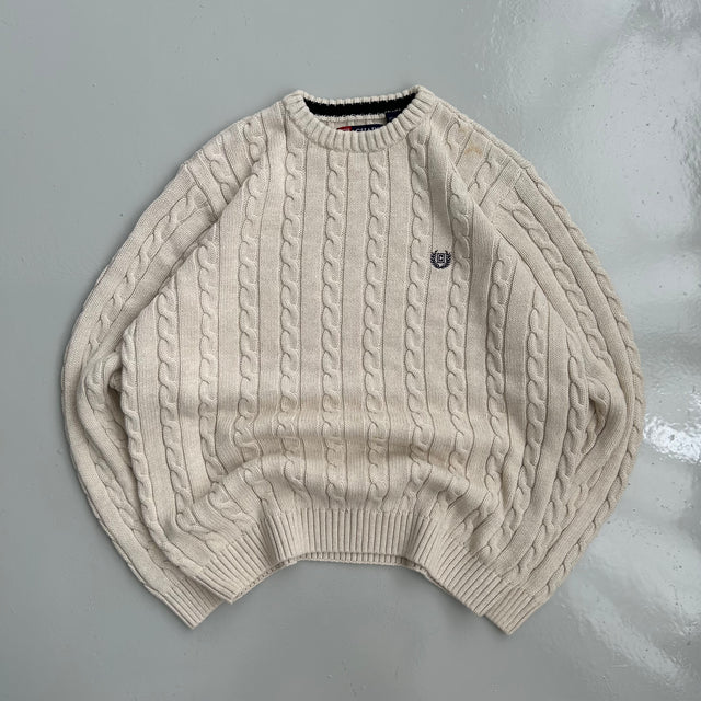 CHAPS RALPH LAUREN CABLE KNIT - LARGE