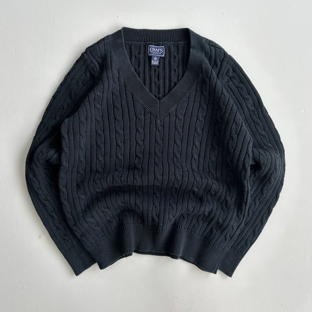 CHAPS RALPH LAUREN CABLE KNIT - SMALL