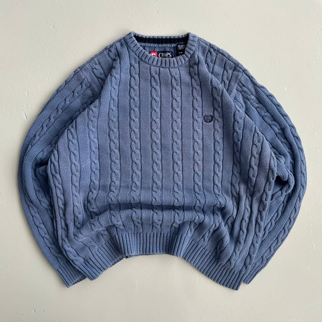 CHAPS RALPH LAUREN CABLE KNIT - LARGE