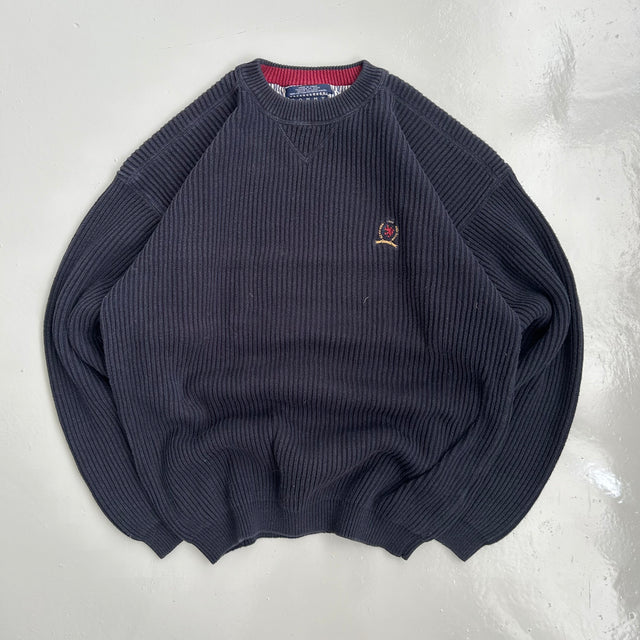 TOMMY HILFIGER CRESTED KNIT - LARGE