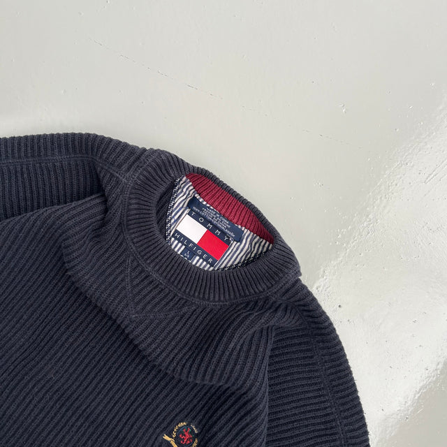 TOMMY HILFIGER CRESTED KNIT - LARGE