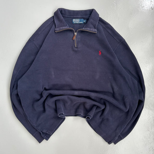 RALPH LAUREN 1/4 ZIP KNIT - XL