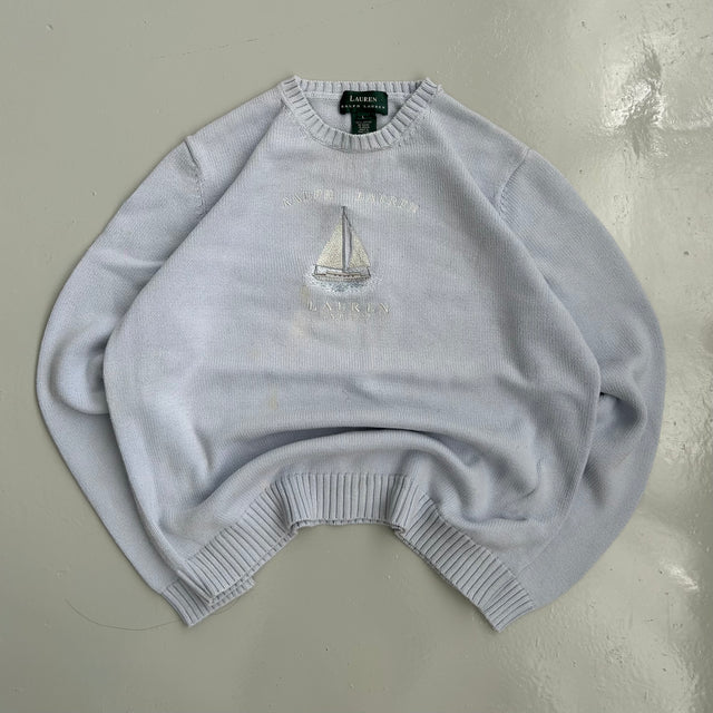 RALPH LAUREN SPELLOUT KNIT - SMALL