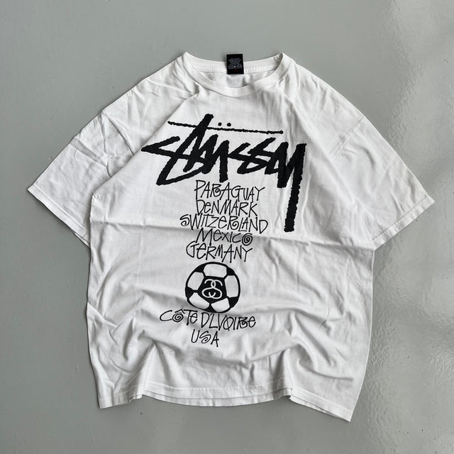 STUSSY SOCCER TEE - LARGE