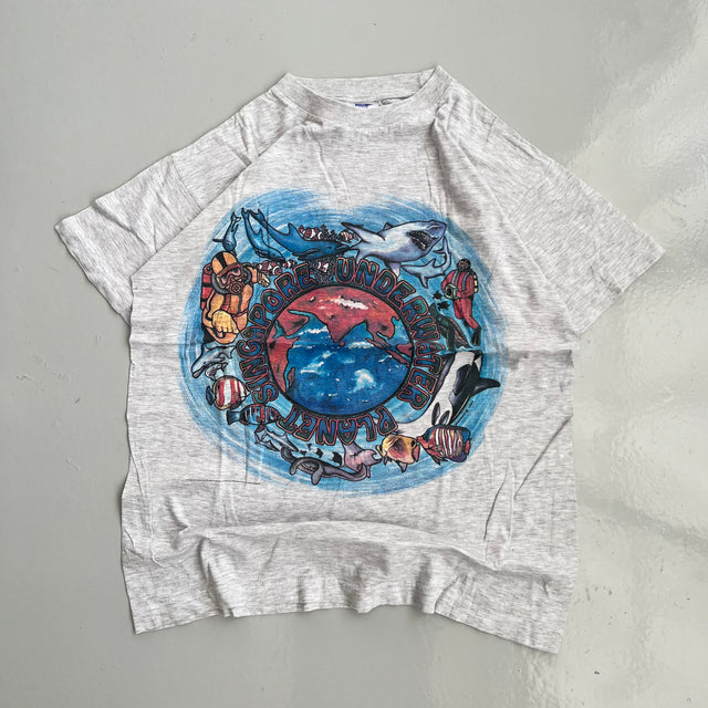 SINGAORE UNDERWATER PLANET 1997 SINGLE STITCHED TEE - LARGE